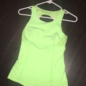 Lululemon tank size 4 green
